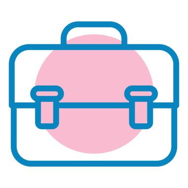 Çanta. Web simgesi basit tasarım