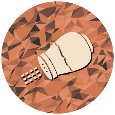 Modern simgenin vektör illüstrasyonu