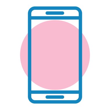 Akıllı telefon. Web simgesi basit illüstrasyon