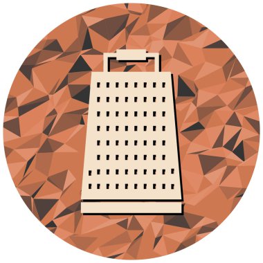 Kare bir düğmedeki tek bir beyaz kağıdın çizimi