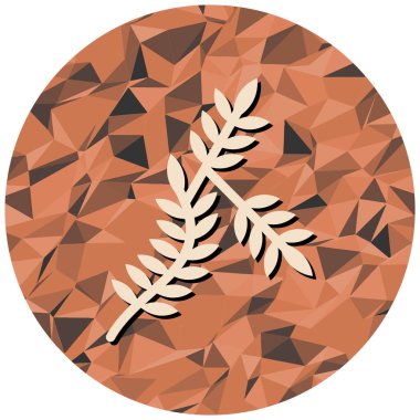 Bir ağaç çelenginin vektör çizimi