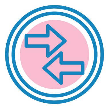 Web tasarımı için ok vektör renk simgeleri