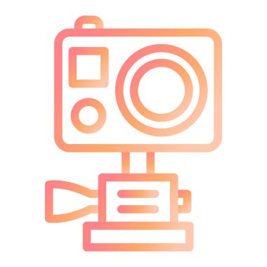 Eylem kamerası vektör illüstrasyonuName