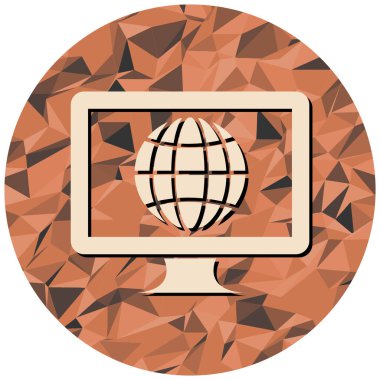 bilgisayar simgesi, vektör illüstrasyonu.