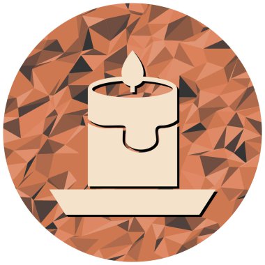 Mum. Web simgesi basit illüstrasyon