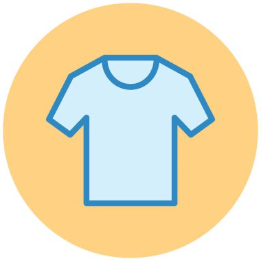 Tişört. Web simgesi basit illüstrasyon