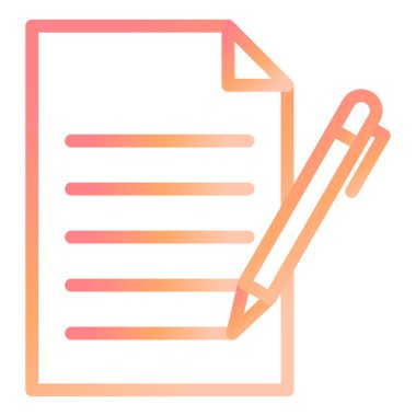 Belge. Web simgesi basit illüstrasyon