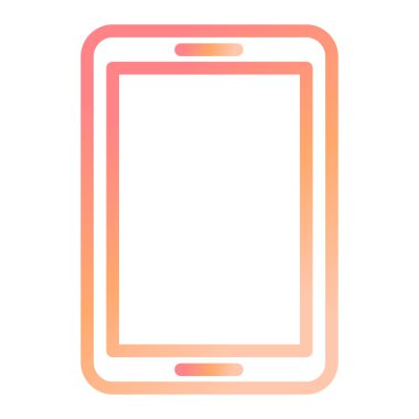 tablet. Web simgesi basit illüstrasyon 