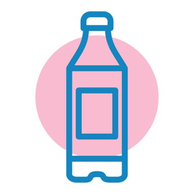 Şişe. Web simgesi basit tasarım