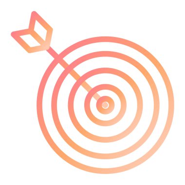 hedef simge vektör illüstrasyonu