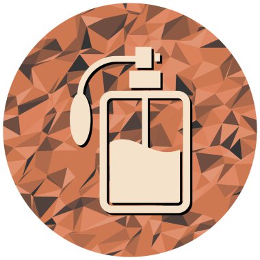 Parfüm. Web simgesi basit illüstrasyon