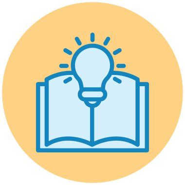 Kitap. Web simgesi basit illüstrasyon