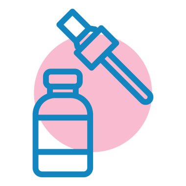 Şişe. Web simgesi basit illüstrasyon