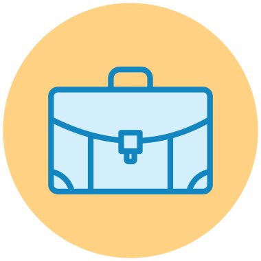 Çanta. Web simgesi basit illüstrasyon