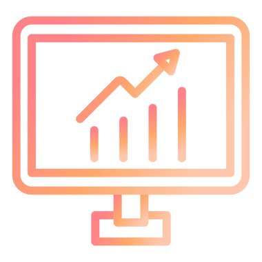 Grafik. Web simgesi basit illüstrasyon