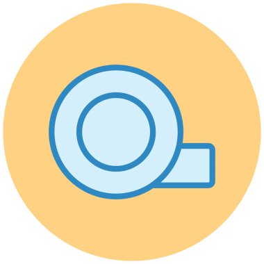 Teyp. Web simgesi basit illüstrasyon