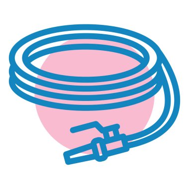 Hortum simgesinin vektör çizimi