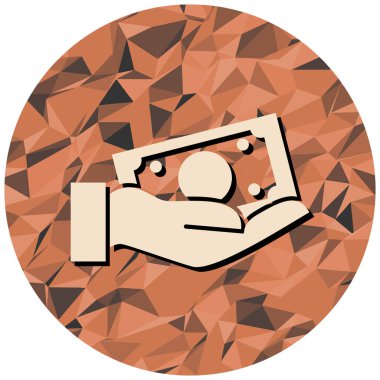 Para için. Web simgesi basit tasarım