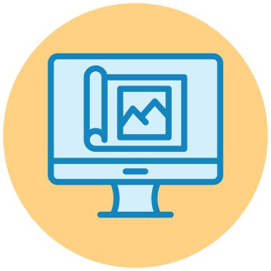 Kişisel ve ticari kullanım için vektör lcd simgesi...