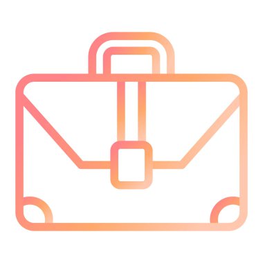 evrak çantası modern simge vektör illüstrasyonu