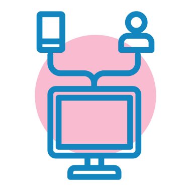 Ağ web simge vektör çizim