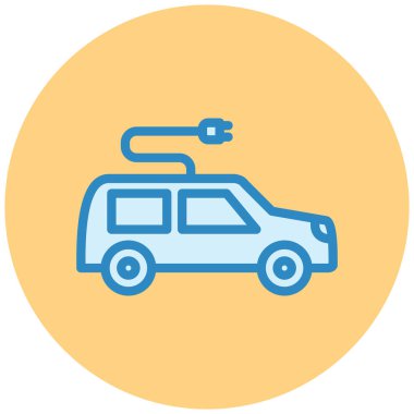 Modern simge işaretinin vektör illüstrasyonu.