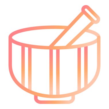 Havan modern ikon vektör illüstrasyonu 