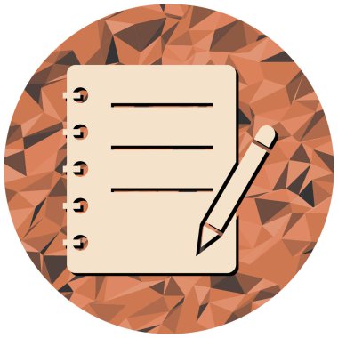 kalem, yazma simgesi. vektör çizim