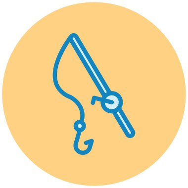 Bir bıçak simgesinin vektör illüstrasyonu