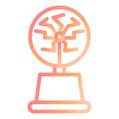 Plasma Ball modern simge vektör çizimi 