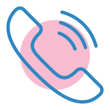 Telefon modern simgesinin vektör illüstrasyonu