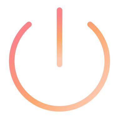 Çıkış yap. Web simgesi basit illüstrasyon 