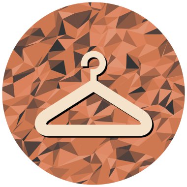 askı simgesi, vektör illüstrasyonu