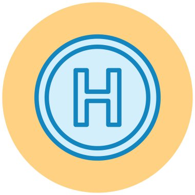 Benzersiz ve tıbbi ikon vektör illüstrasyonu