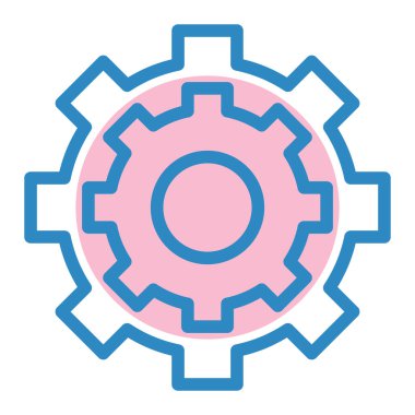 Teçhizat Web simgesi basit illüstrasyon