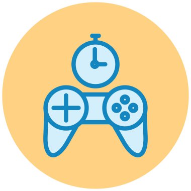 Oyun sahası. Web simgesi basit illüstrasyon