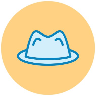 Şapka. Web simgesi basit illüstrasyon
