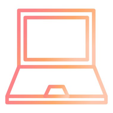 Bilgisayar. Web simgesi basit illüstrasyon 