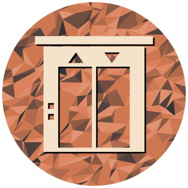 Modern mimari ve moda ikonunun vektör çizimi