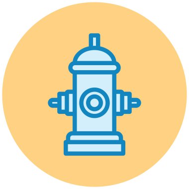 Yangın musluğu. Basit illüstrasyon