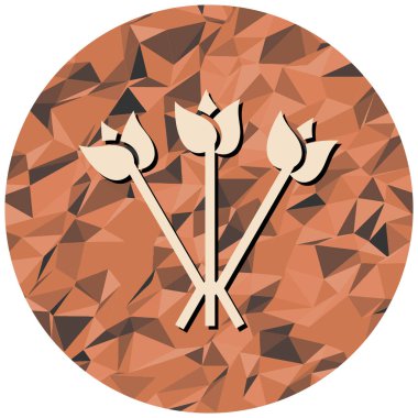 İlkbahar için bir arkaplan vektör illüstrasyonu