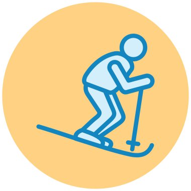 Buz pateni. Basit resimleme