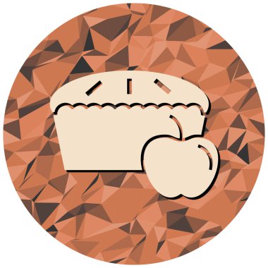 yiyecek ikonu vektör illüstrasyonu