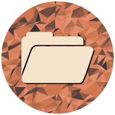 Dosya. Web simgesi basit illüstrasyon