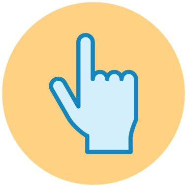 Parmak imleci. Web simgesi