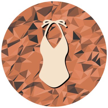 Mayolu ikonun vektör illüstrasyonu