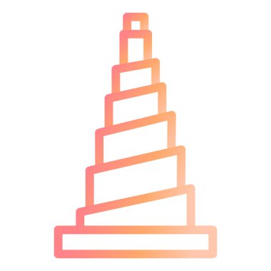 Bina. Web simgesi basit tasarım