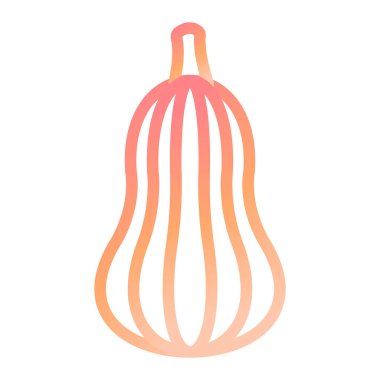 Kabak. Web simgesi basit illüstrasyon 