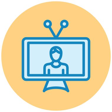 lcd. Web simgesi basit illüstrasyon