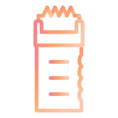 Bayıltıcı Silah modern ikon vektör illüstrasyonu 